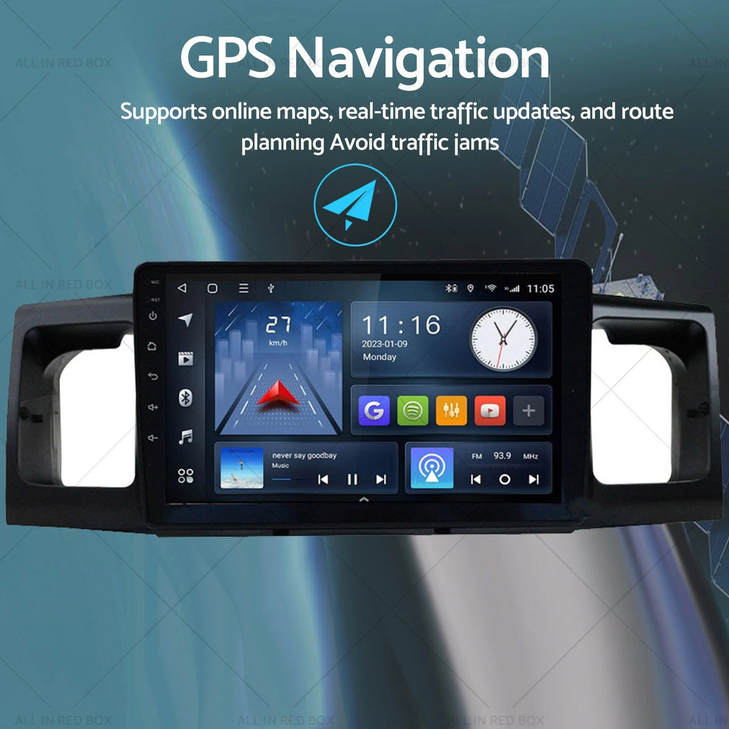 Car Head Unit Android Stereo Radio GPS for Toyota Corolla (2002–2007)