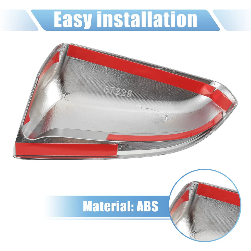 1 Pair Chrome Plated Top Half Mirror Cover for Chevrolet Malibu  731618519379