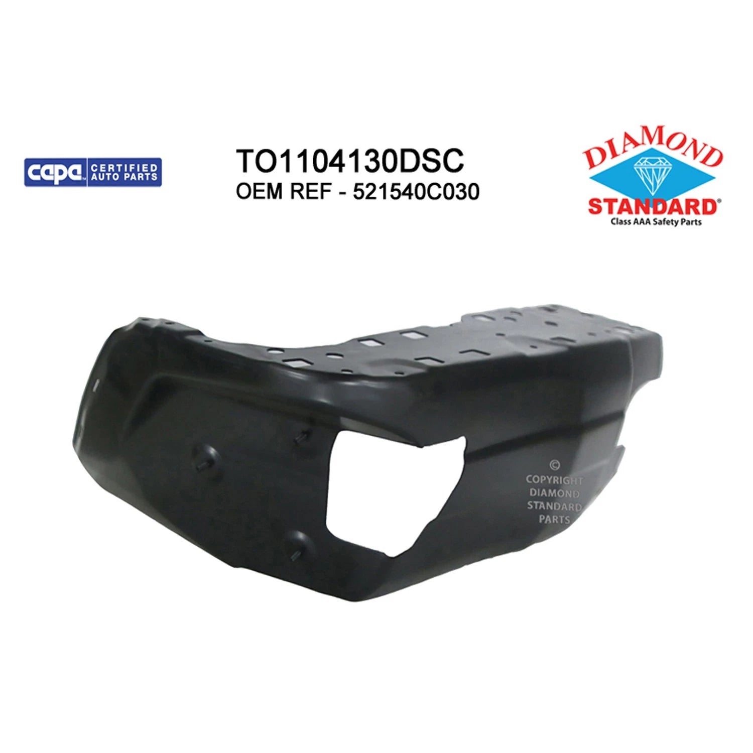 Outer Bumper Extension Rear Driver Side Replacement Steel for Ford Ranger (2019–2023)