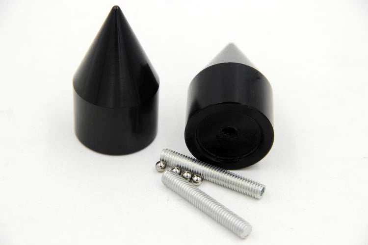 Black Spike Bar Ends for Suzuki GSXR 600 (1992–2013)