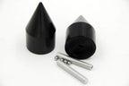Black Spike Bar Ends for Suzuki GSXR 600 (1992–2013)