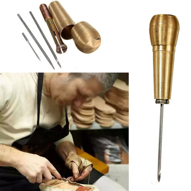 Sewing Tool Kit for Shoe Repair (1 Set) - Needle Awl Leather Craft