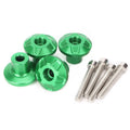Set of 4 Front Fender Frame Screws for Yamaha NMAX155 (2015–2017) / Kawasaki ZX-10R (2014–2017) Green