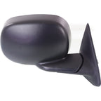 Set of 2 Power Mirrors for Dodge Dakota (1997–2000) Textured Black Manual Folding