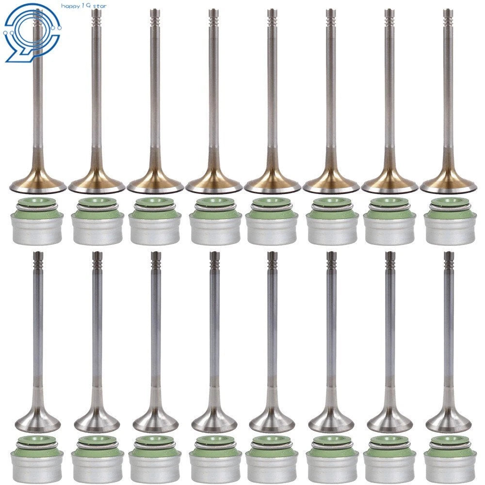 Set of 16 Intake Exhaust Valves for VW Tiguan, Audi A3 A4 A5 (2009–2021)