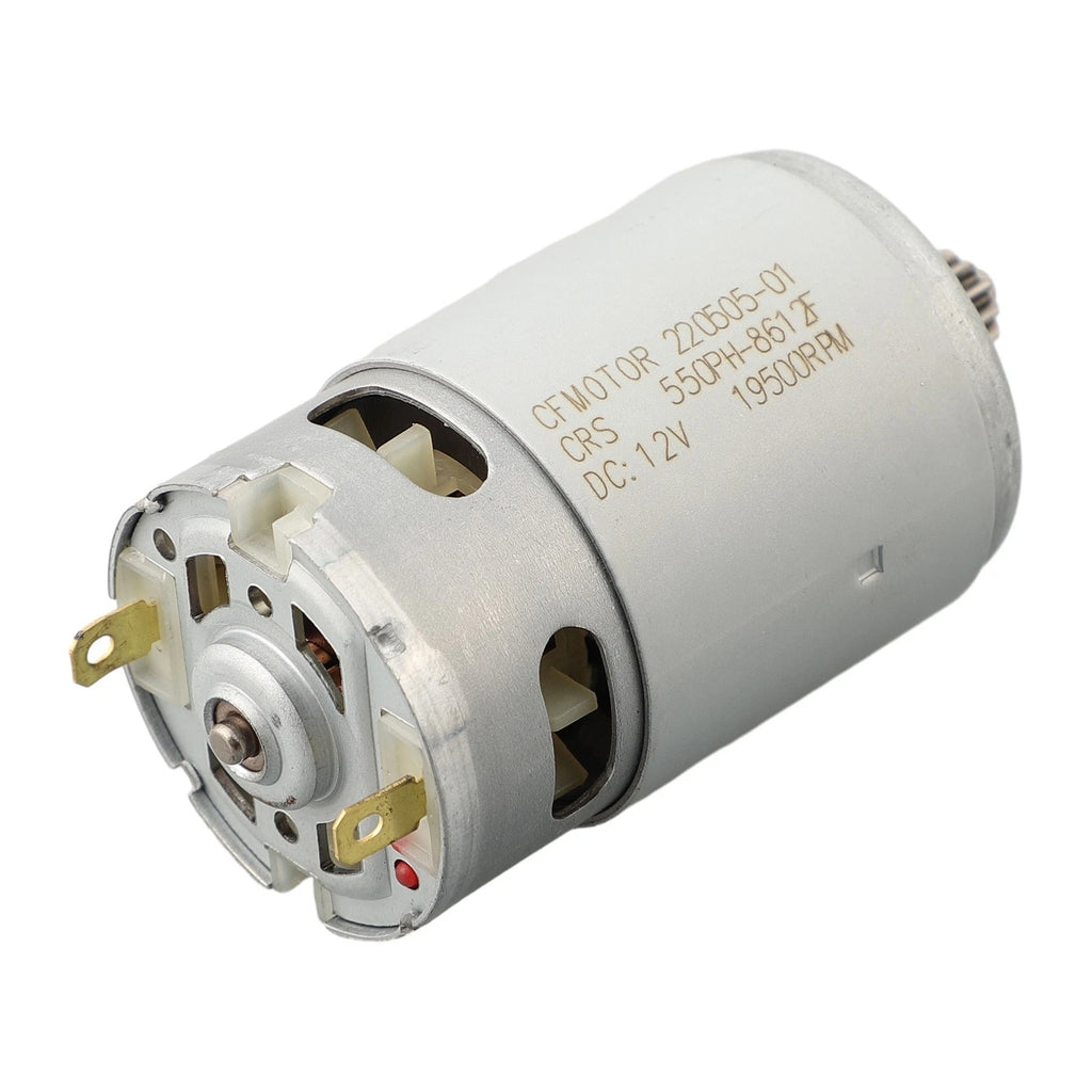 Replacement Motor RS550VC8022 for DS12DVF3 DS9DVA (6V, 12 Teeth, 10.5mm)