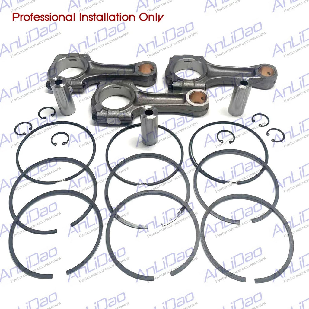 3X Bore Piston & Rod for SeaDoo RXT IS 255 260 215 RXP RXPX GTX (2008–2019)