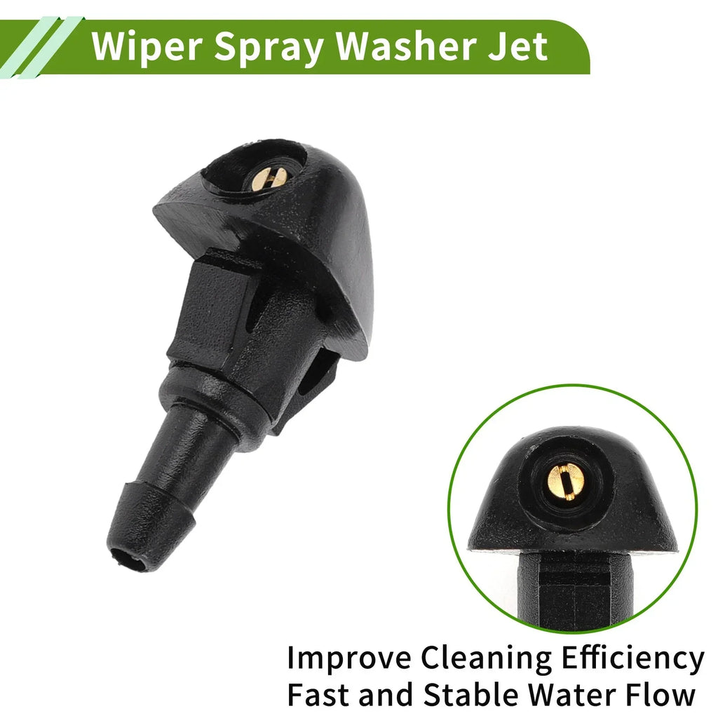 Windshield Washer Nozzle & Hose Connector for Honda (2001-2005) 1 Set