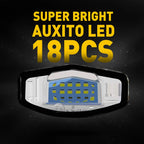 LED License Plate Light Housing for Honda Accord Civic Acura TSX TL ILX