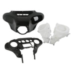 Black Batwing Inner Outer Fairing Speaker Cover for Harley Electra Glide (2014–2023)