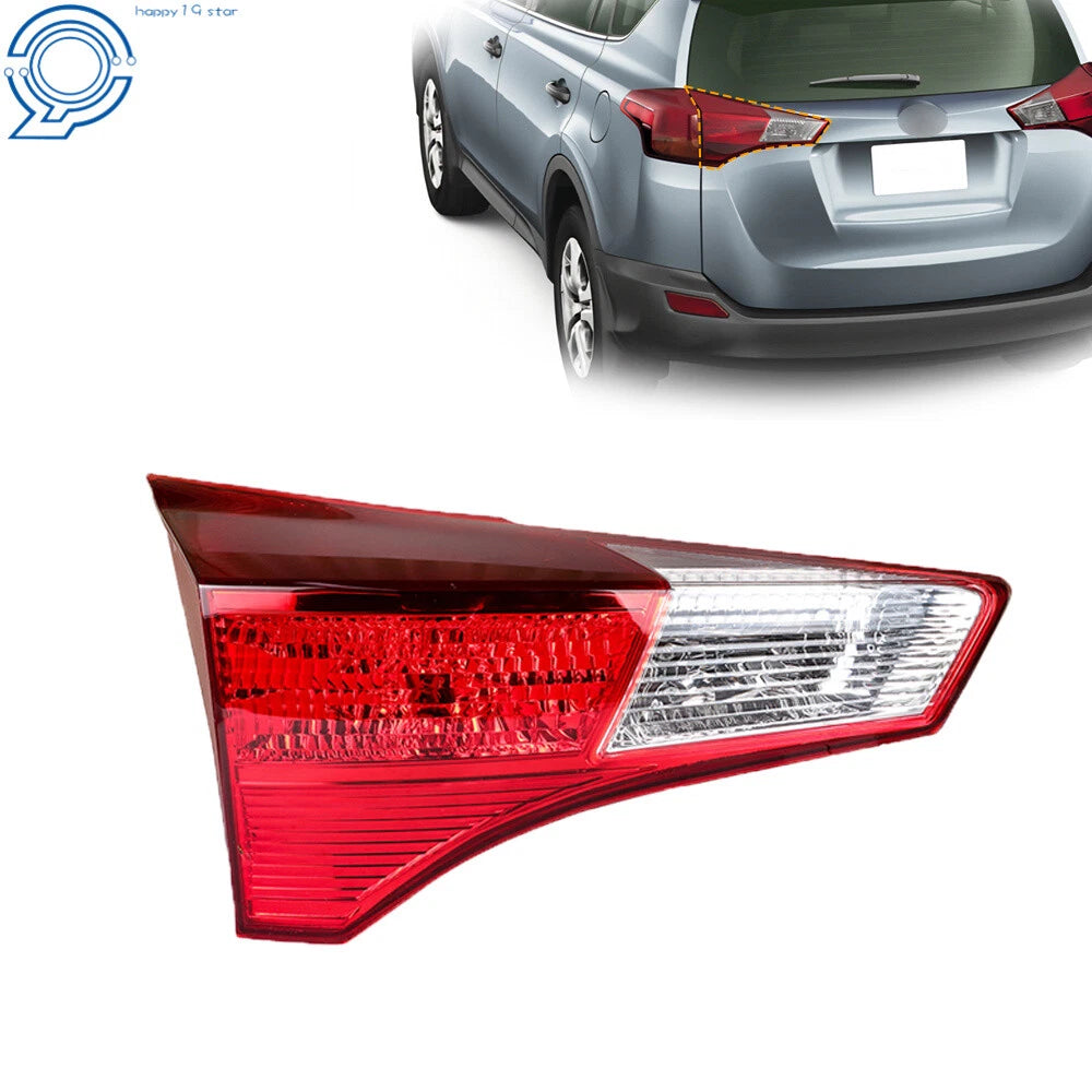 Halogen Tail Light for Toyota RAV4 (2013–2015) Inner Rear Left Red Clear