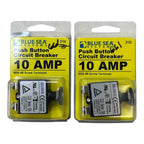 2X Push Button Circuit Breaker 10 AMP for Blue Sea Systems 2132