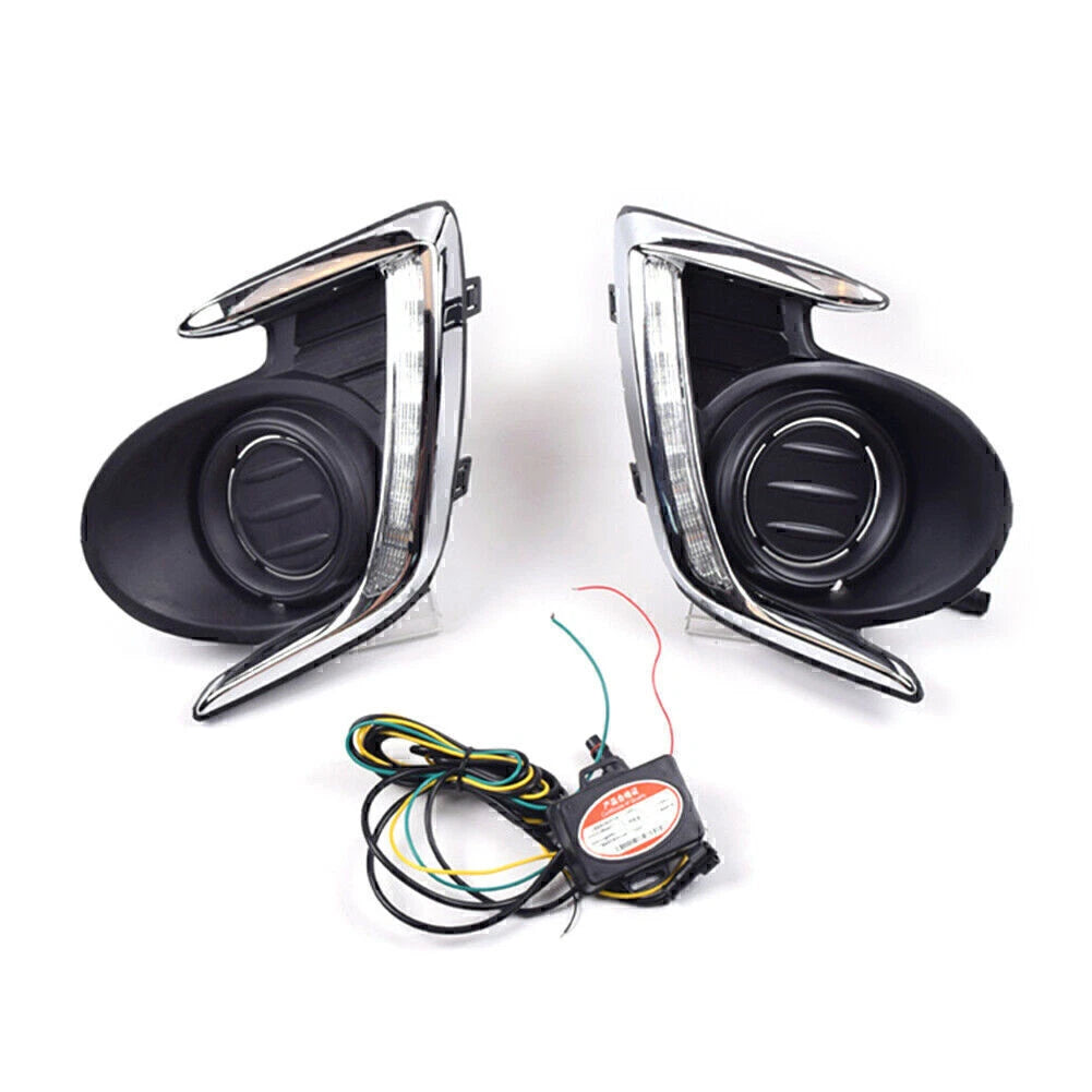 2X DRL LED Daytime Running Light Lamp for Mitsubishi Attrage/Mirage G4 (2012–2015)