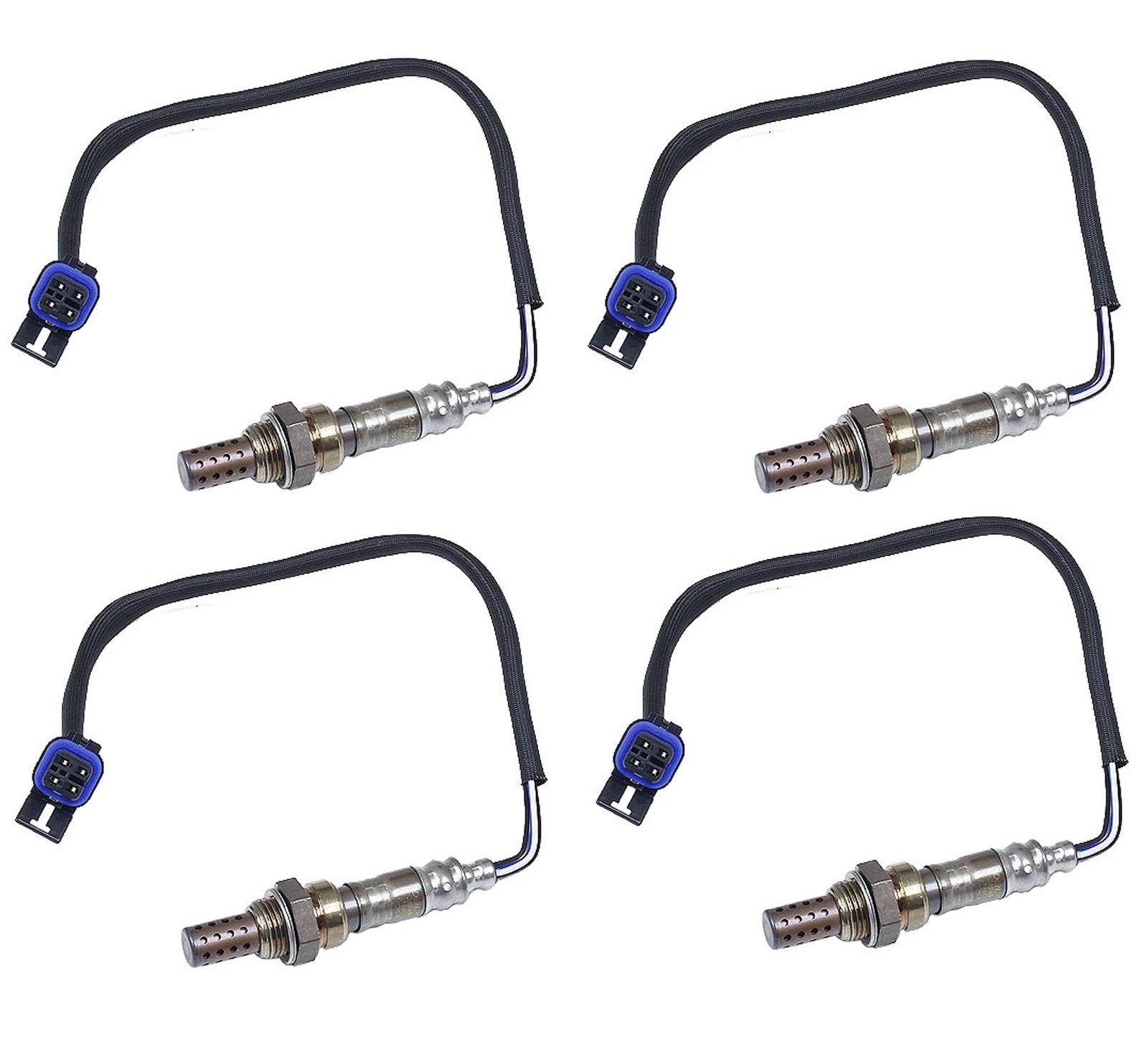 Set of 4 Denso Oxygen Sensors for Cadillac Chevrolet Pontiac V8