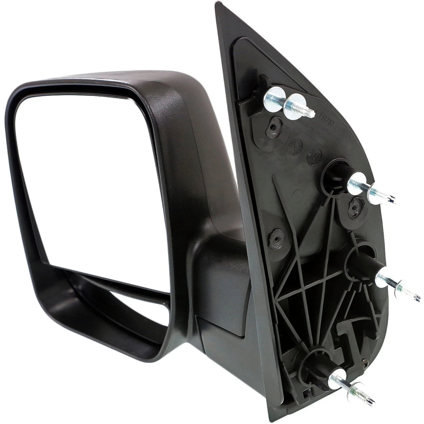 Black Folding Manual Side View Mirror for Ford Econoline Van (2002–2008)