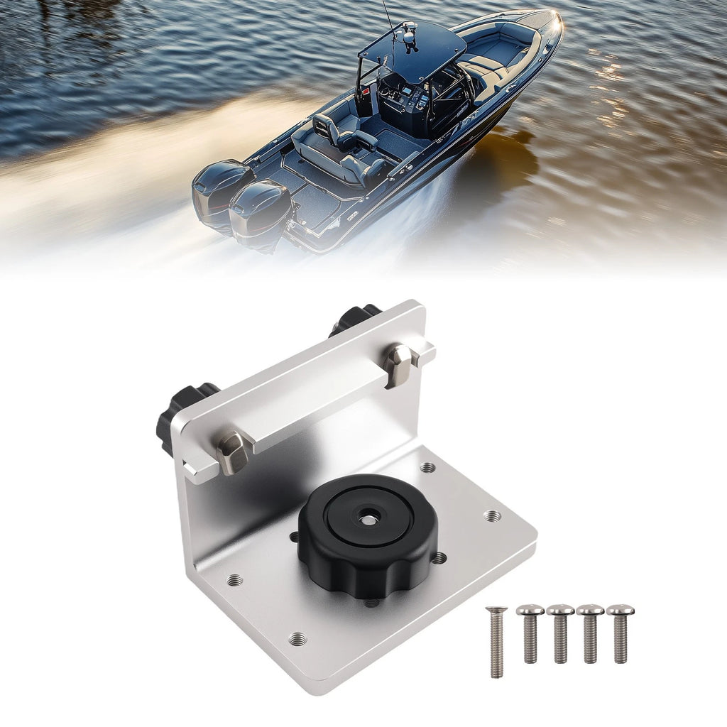 90-Degree Boat Gunnel Track Adapter Mount for