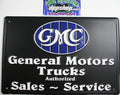 GMC Chevrolet Trucks Sales Sign 12 x 18