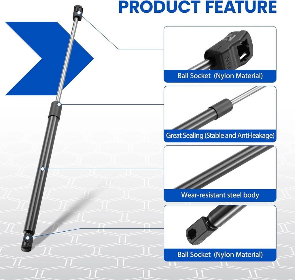 Pair Front Hood Lift Supports for Ford Taurus (2010–2019) # 2X Struts