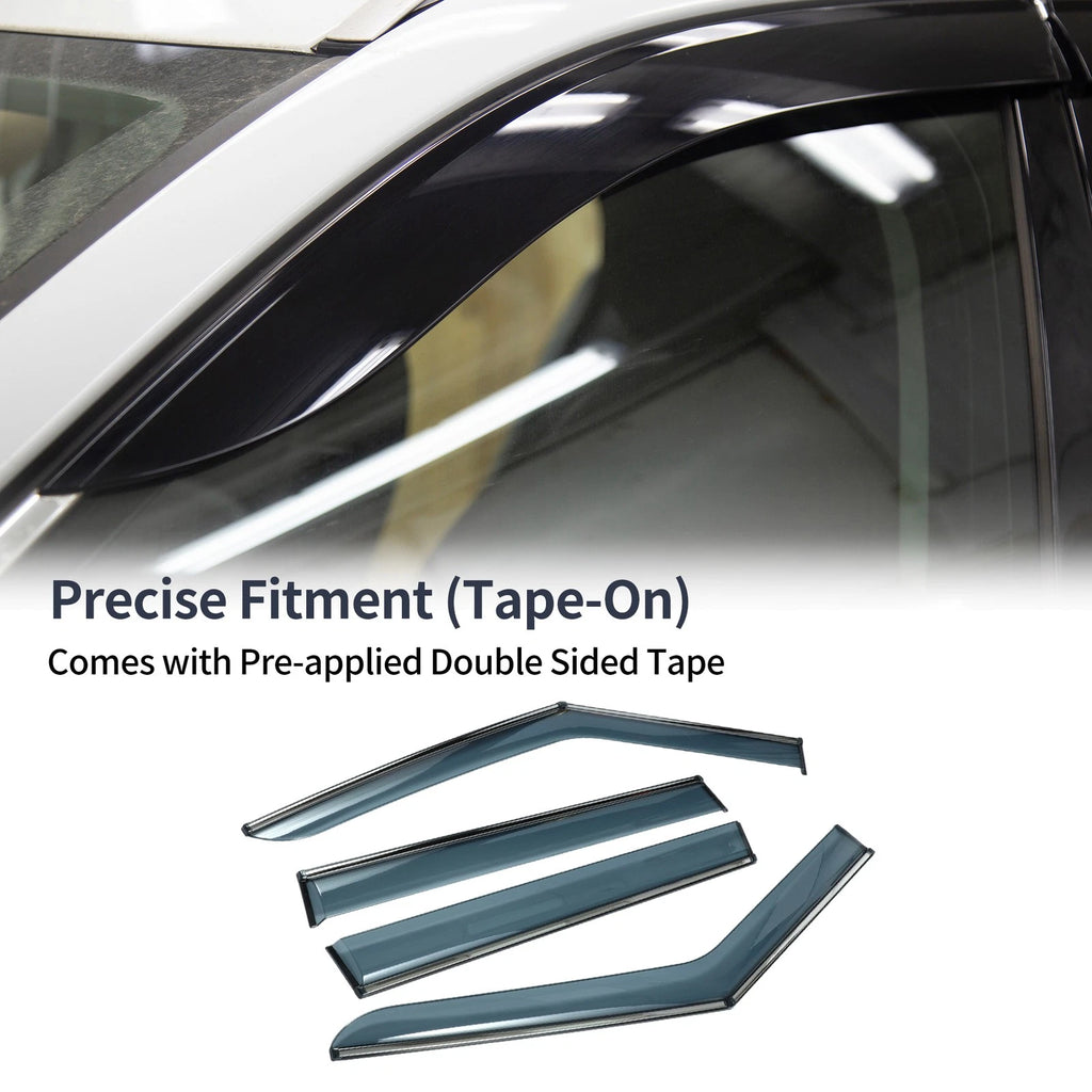Set of 4 Window Deflectors for Mitsubishi Outlander Sport RVR (2023–2024)