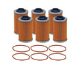 Set of 6 Wix 57090 Engine Oil Filters for (Metal Canister)