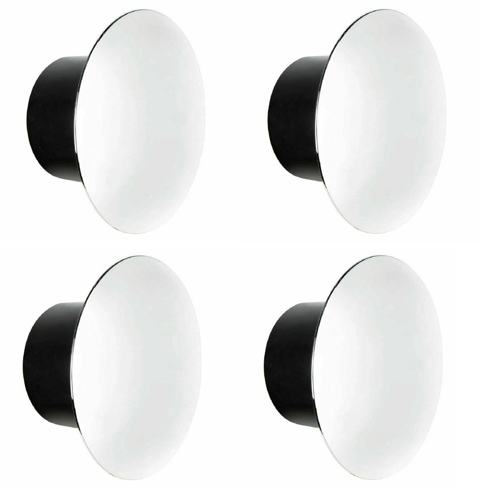 Chrome Rear Axle Covers Aero Full Moon Disc Kit for Ford (2005–2015)
