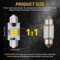 2X LED Dome Map Marker License Plate Light for (6411 6413 DE3425)
