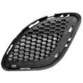 Replacement Black Textured Polypropylene Front Passenger Bumper Grille Insert