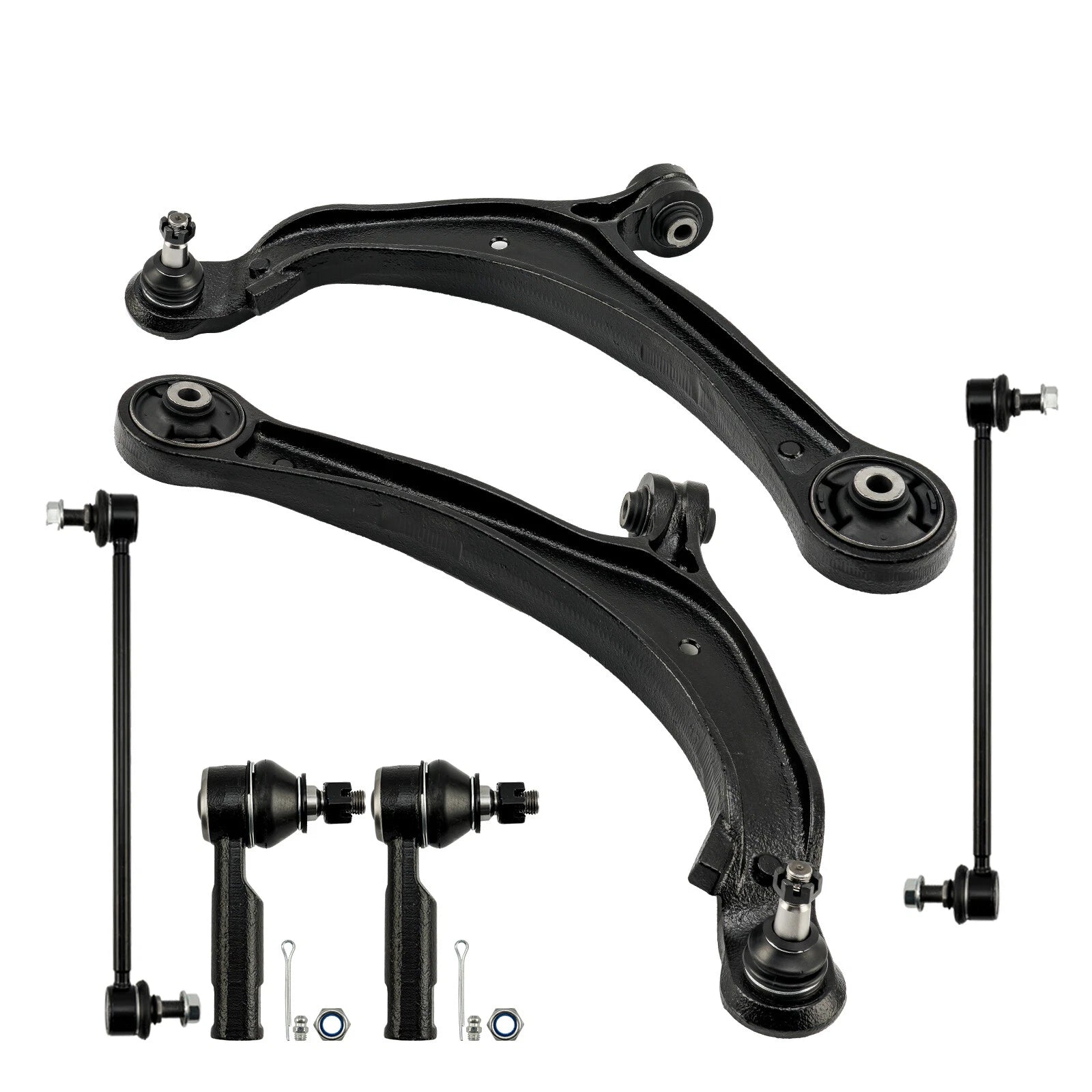 Front Lower Control Arms Outer Tie Rod Sway Bars for Honda Odyssey (2011–2017)