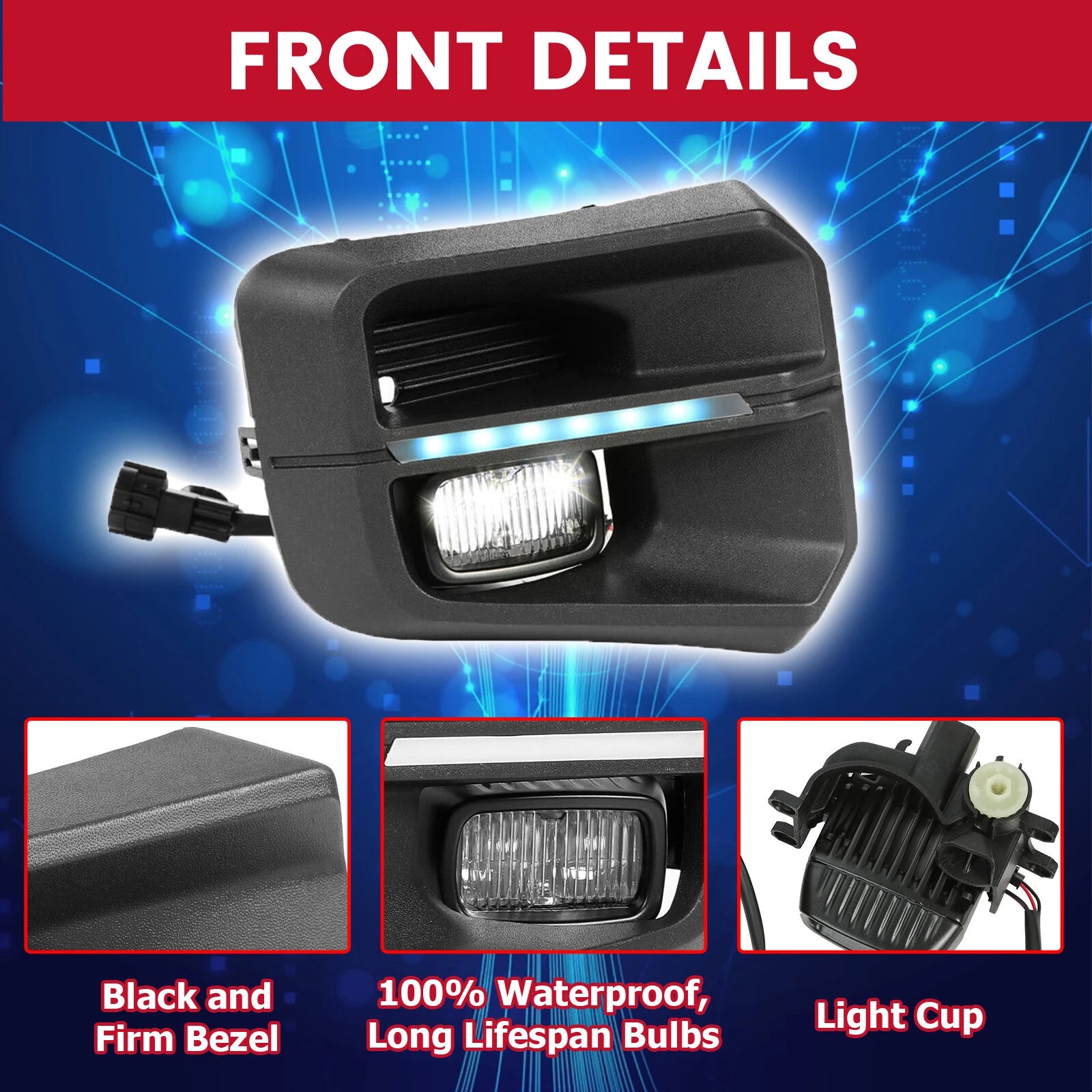 LED Fog Lights for Toyota Tacoma (2016-2023)