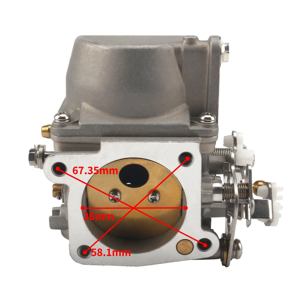 Carburetor Assy Set for Yamaha 80A 90A (1985–1991) 6H1-14301/14302/14303-15