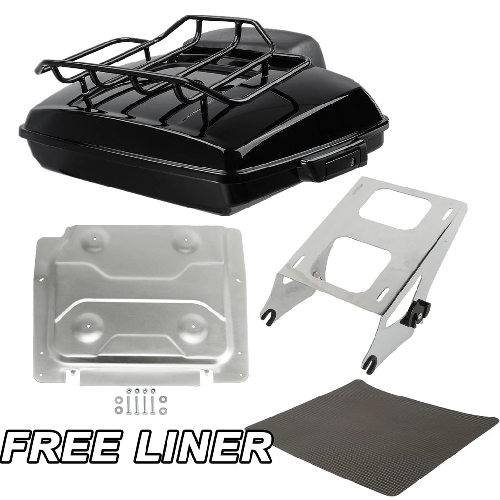 Razor Trunk Pad Mount Top Rack Plate for Harley Street Glide (2014–2025)