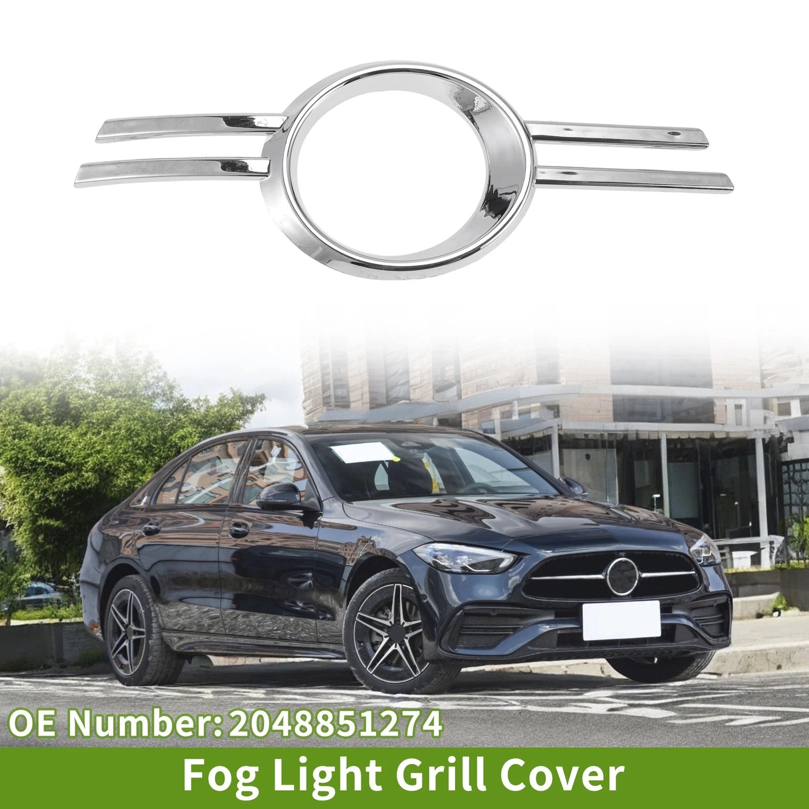 Fog Light Grill for Mercedes-Benz C-Class (2007–2014) No. 2048851274