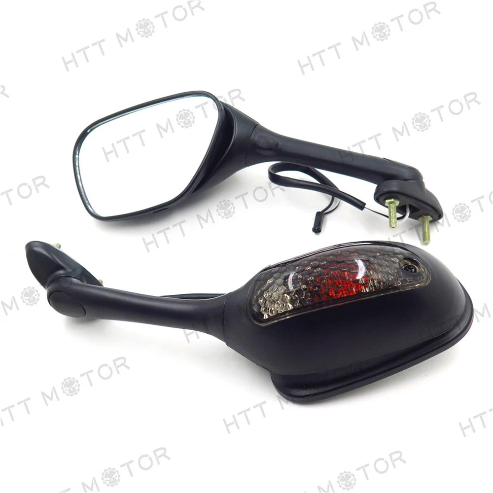 Turn Signal Side View Race Mirrors for Suzuki GSXR 600 (2006–2015)