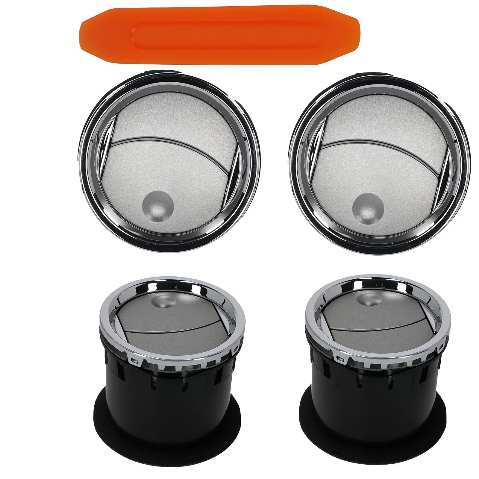 Silver Dash AC Vents for Ford F-150 Lincoln Mark LT (2004–2008) 8L3Z-19893-BA