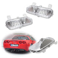 Clear Chrome Lens Back-Up Reverse Lights Set for Chevrolet Corvette C6 (2005–2013)