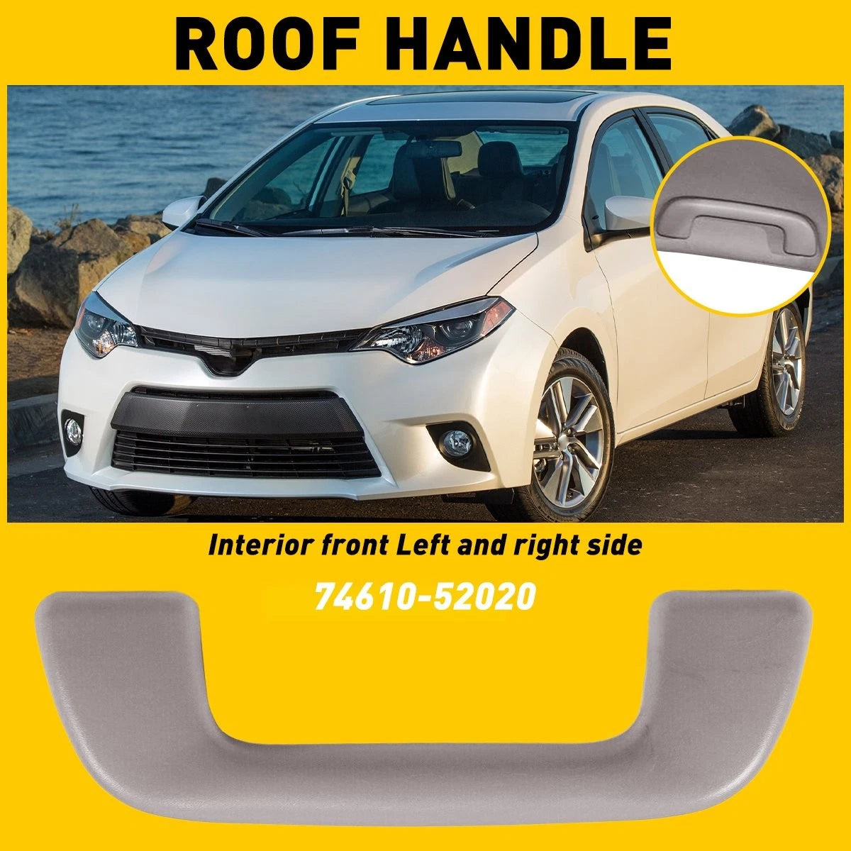 1X Roof Ceiling Pull Handle for Toyota Corolla Yaris RAV4