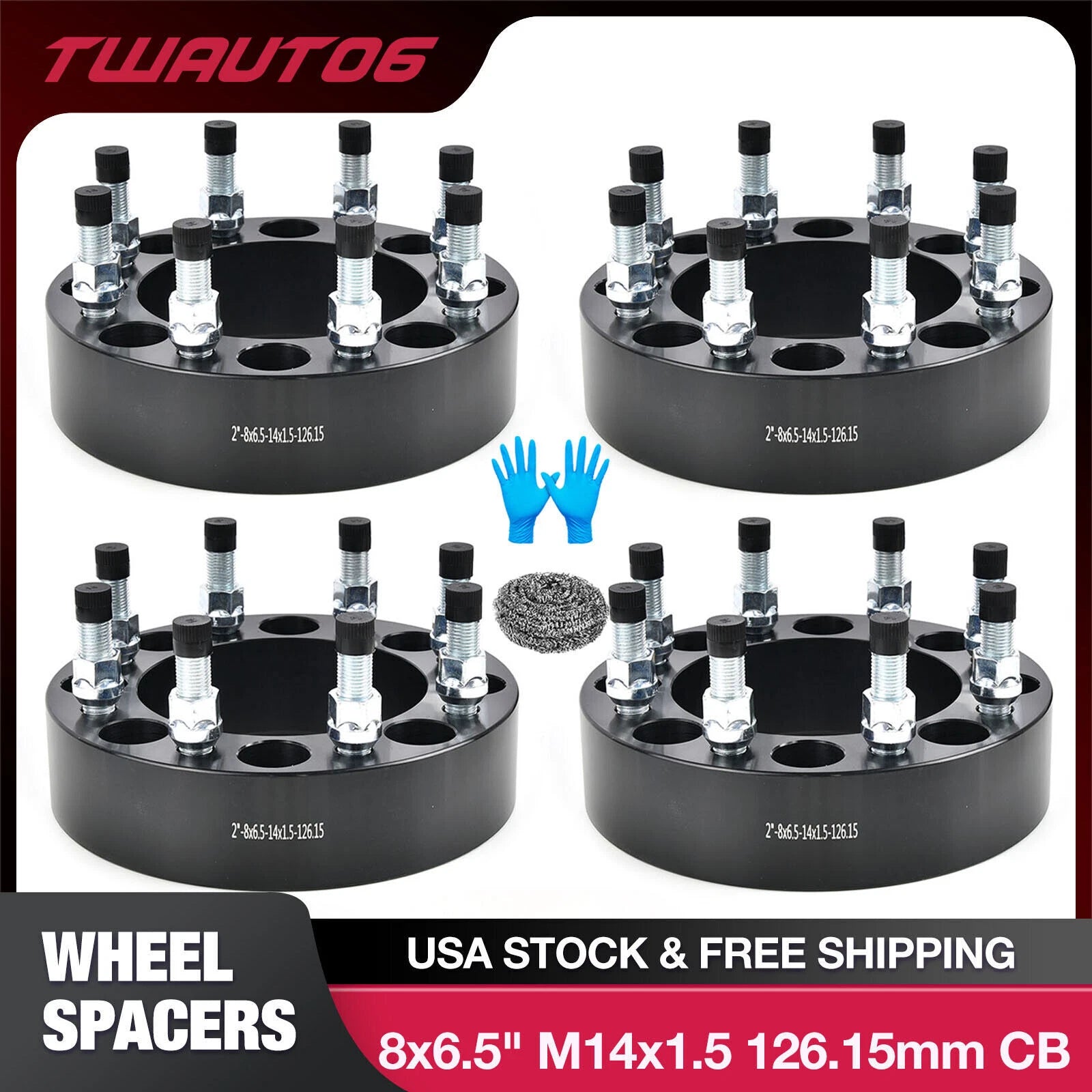 2" Wheel Spacers for Chevy Silverado GMC C/K 2500 3500 (2014–2019)