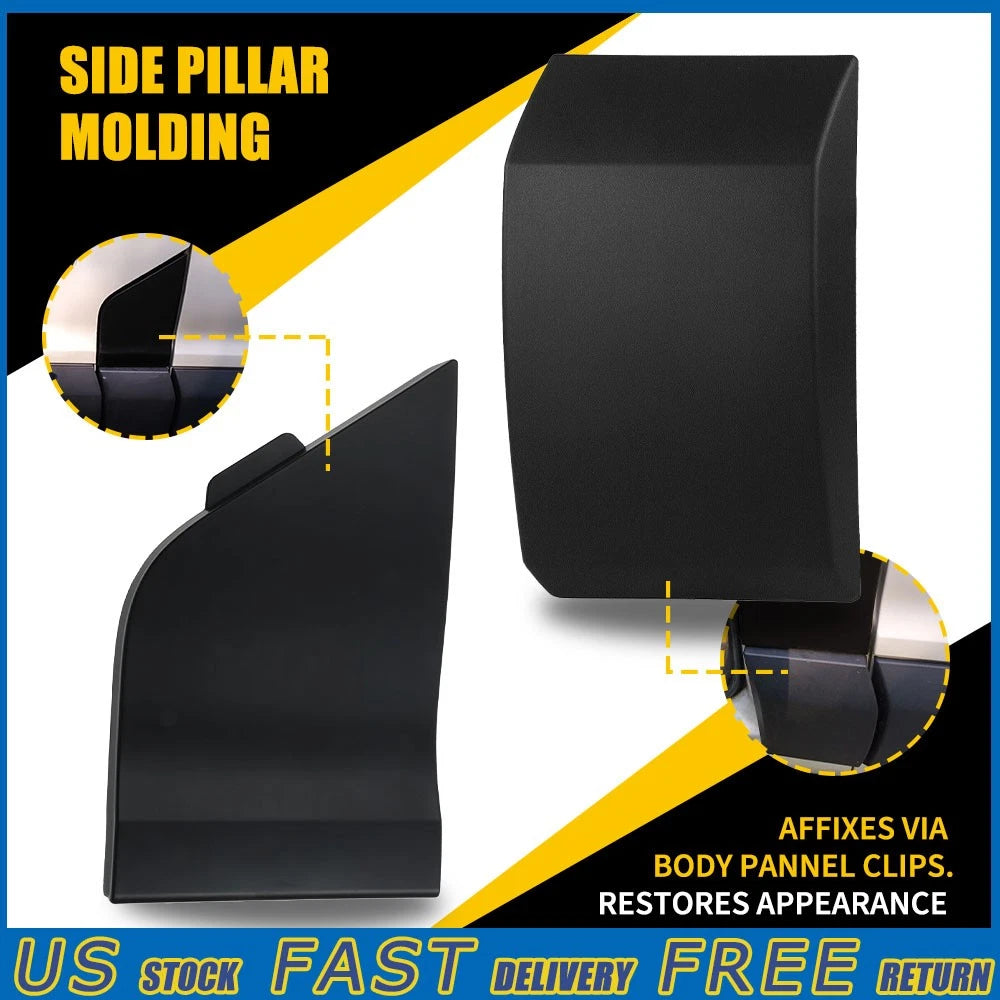 Fuel Door Gas Hatch Cap Cover & Moulding Trim for Ford Transit (2015–2020)