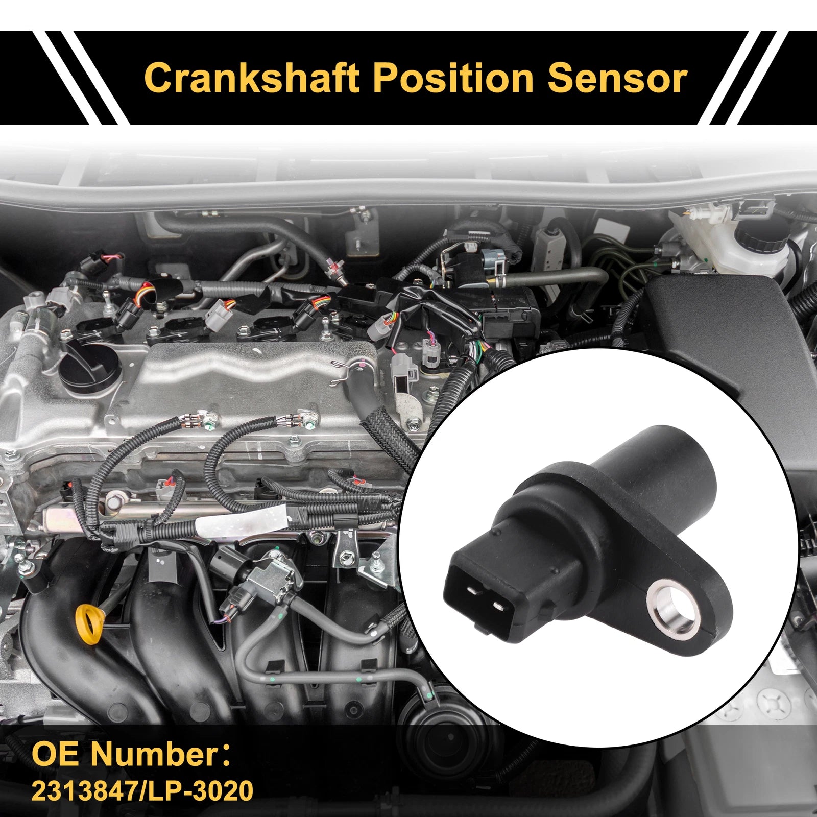 1 Pc Crankshaft Position Sensor No.2313847 for Chevrolet Lanos (2005–2010)