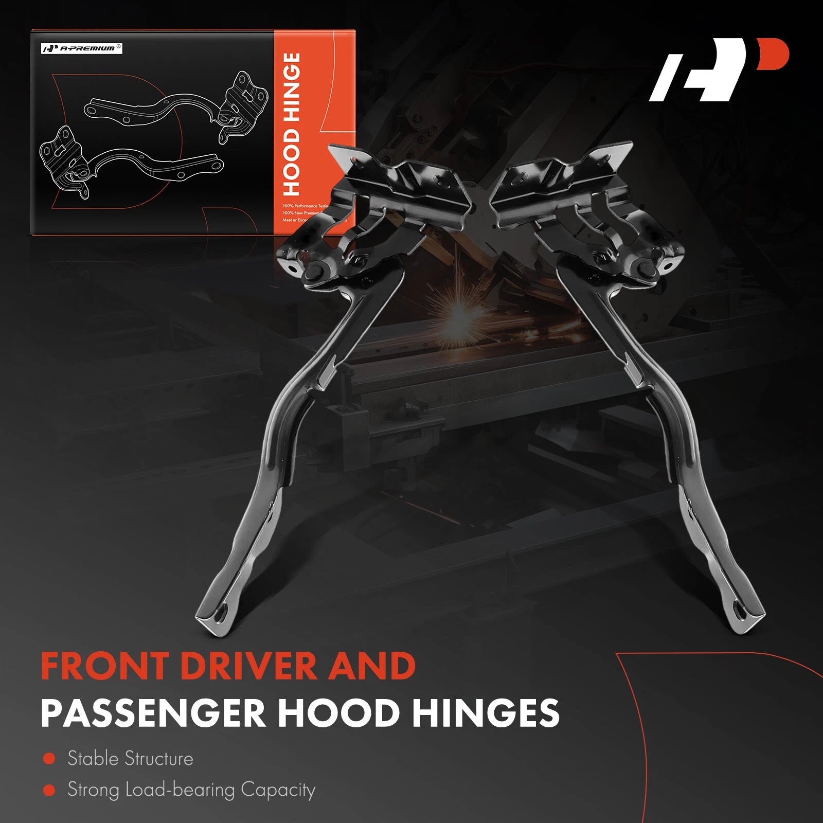 2X Hood Hinge for Kia Rio (2012-2017)