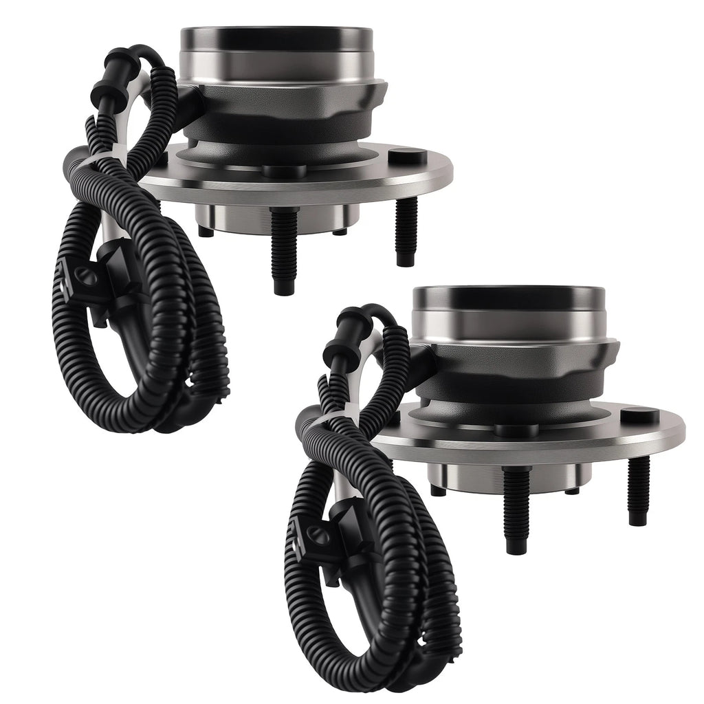 Pair Front Wheel Hub & Bearing for Ford F-150 4WD (1997–1999)