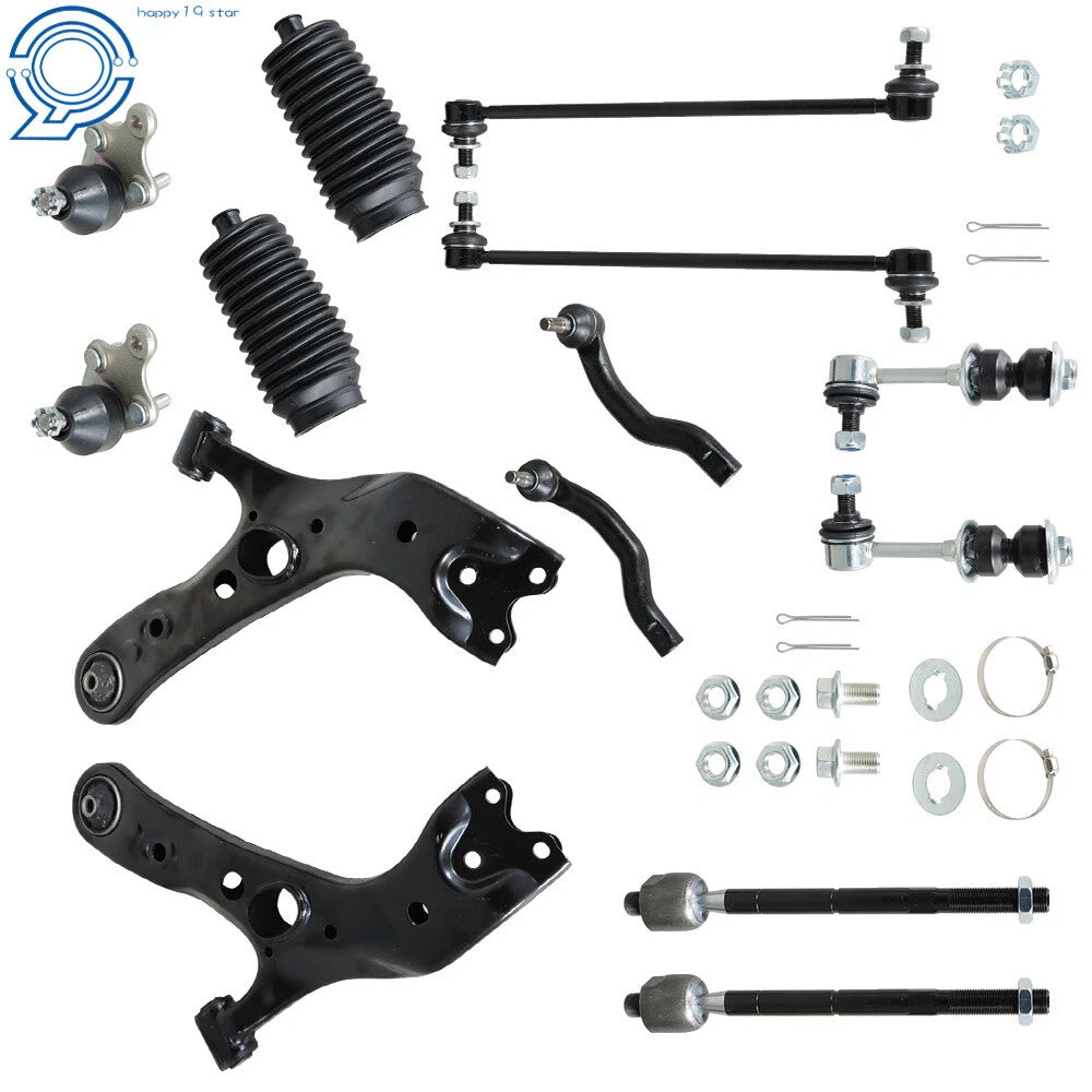 Front Lower Control Arm Ball Joint Tie Rod Kit for Toyota RAV4 (2006–2018)