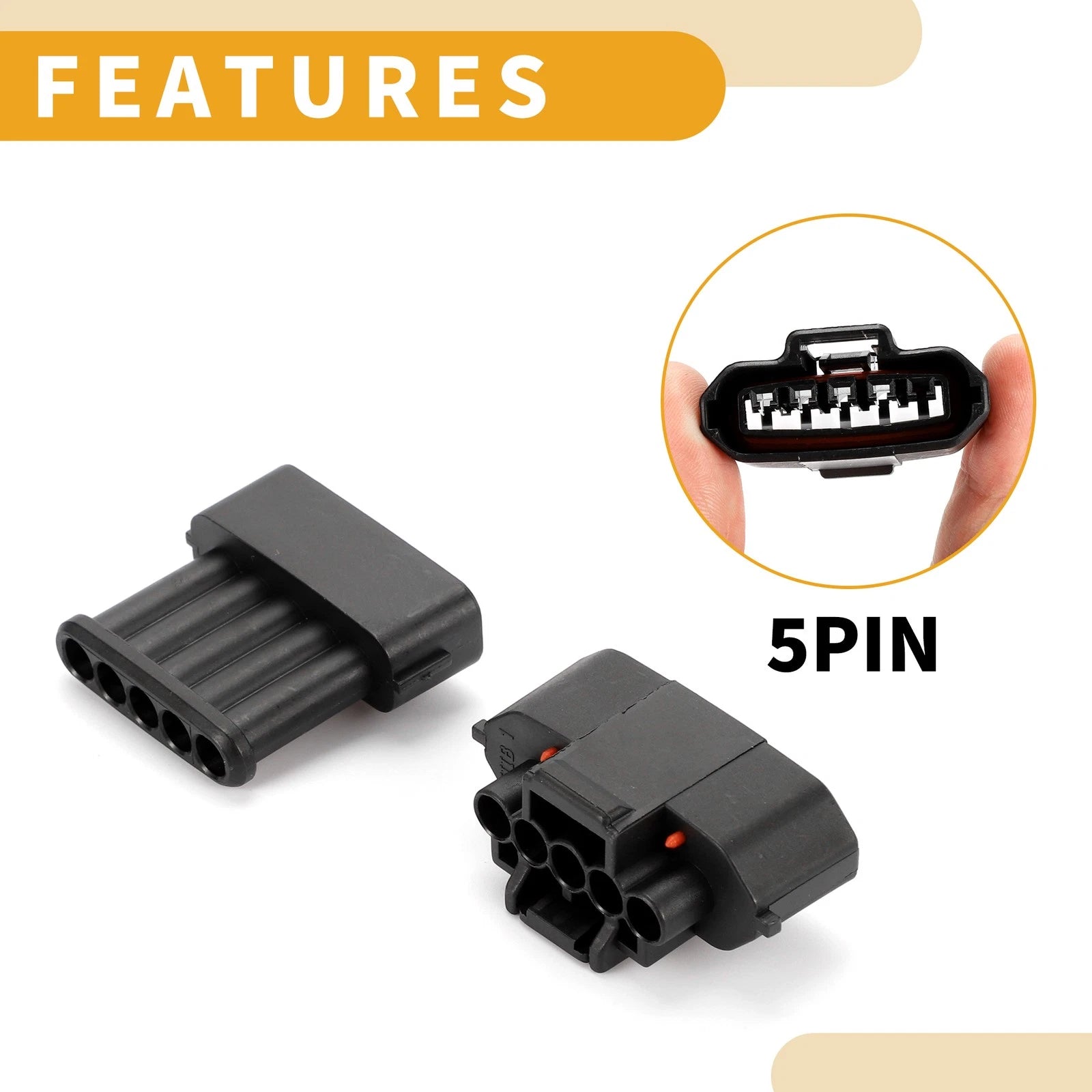 5 Pin Ignition Waterproof Connector Plug for Toyota 