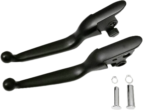 Brake & Clutch Lever Set for Harley Davidson Softail (2018) Matte Black