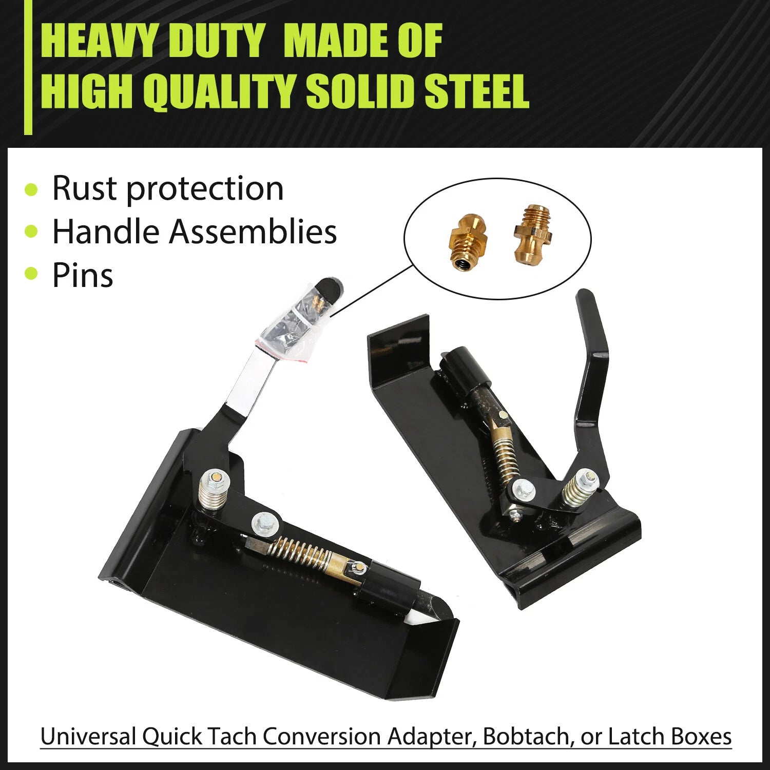 Weld-On Quick Attach Conversion Adapter for Skid Steer Loader
