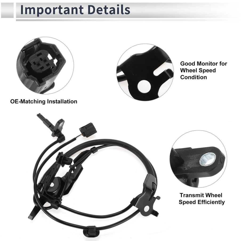 ABS Wheel Speed Sensor No. 8954306081 for Toyota Camry (2018–2024)