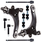 Set of 8 Front Lower Control Arms Tie Rods for Buick Regal (1997–2004)