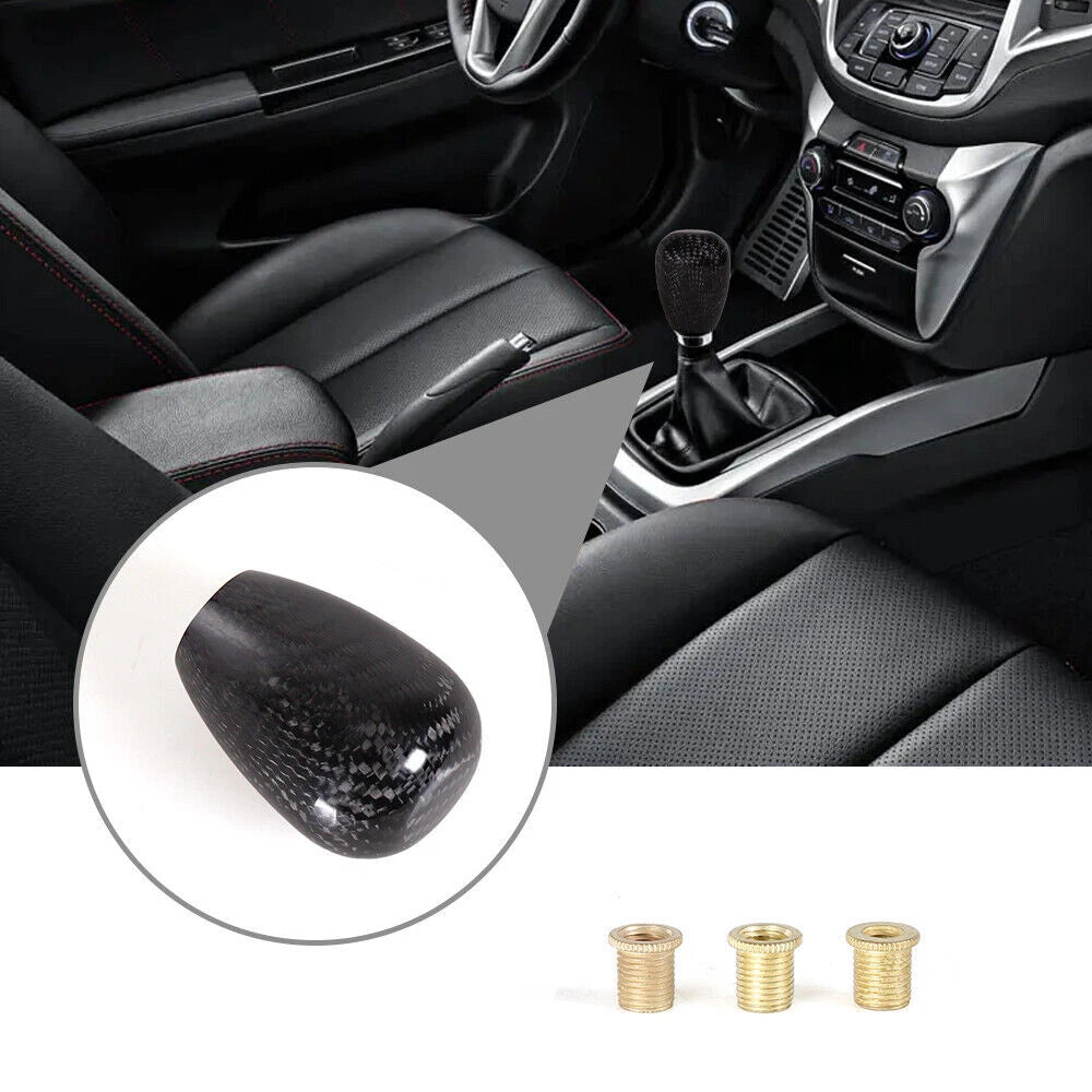 Carbon Fiber Automatic Gear Shift Knob for Universal Fit