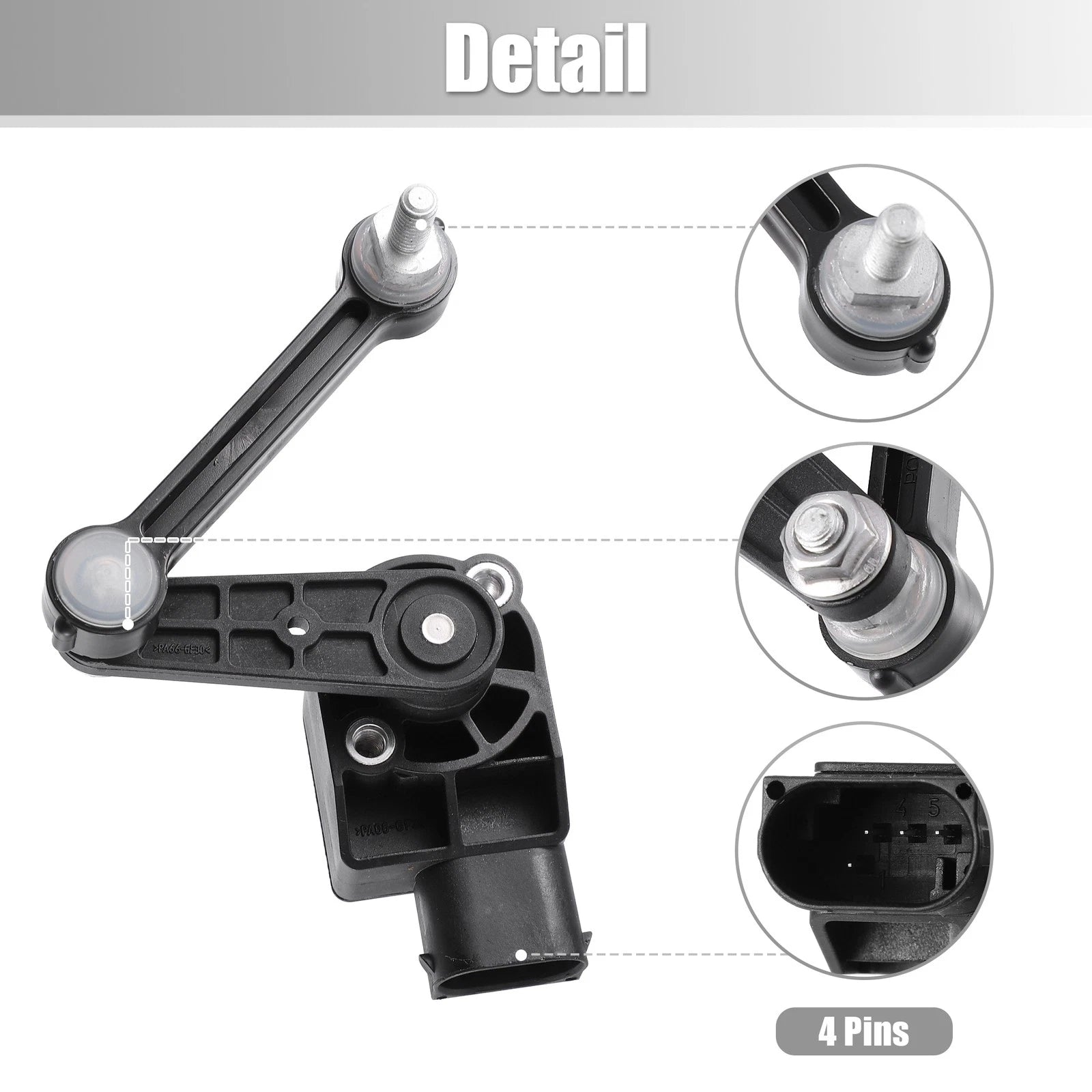 Rear Air Suspension Ride Height Level Sensor for Audi Q7 (2007–2015)
