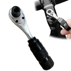 4-in-1 Compact Ratchet Socket Wrench for 14 Inch Screwdriver Bit
